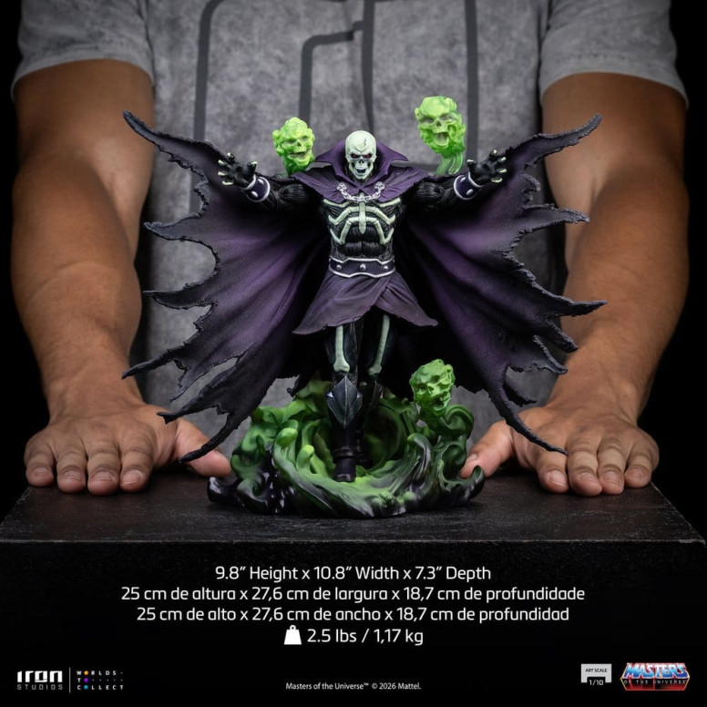 Iron Studios - Scareglow Art, escala 1/10 (GITD) - Masters of the Universe - Los Maestros del Universo