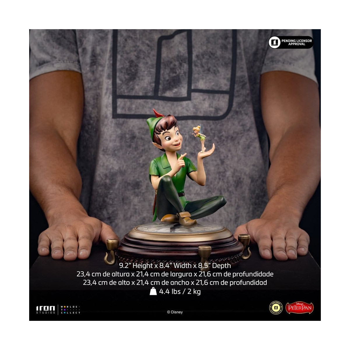 Iron Studios Disney Classics - Peter Pan y Campanilla, a escala 1/10 - Peter Pan (1953)