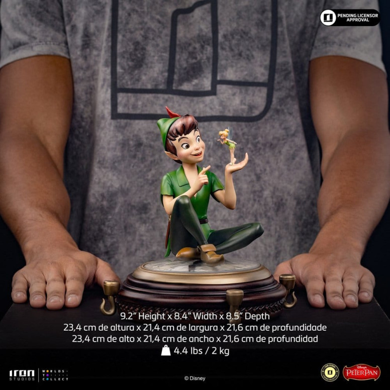 Iron Studios Disney Classics - Peter Pan y Campanilla, a escala 1/10 - Peter Pan (1953)