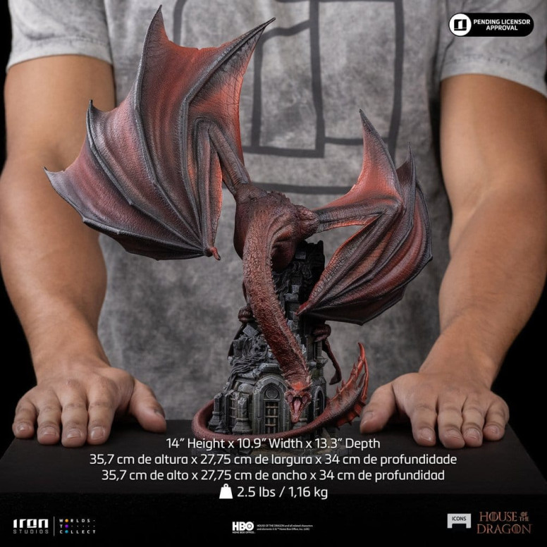 Iron Studios - La casa de los « Dragon » - Caraxes Icons