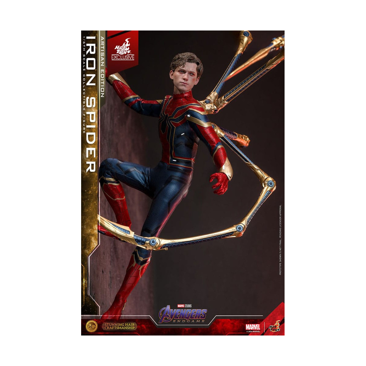 Hot Toys Marvel Avengers: Endgame - Iron Spider Artisan Edition MMS, escala 1/6