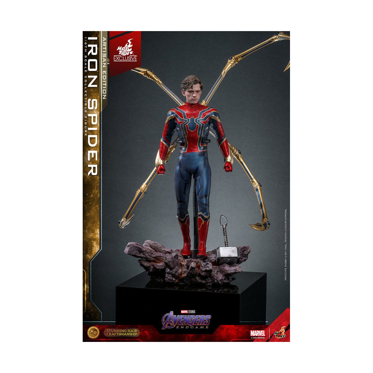 Hot Toys Marvel Avengers: Endgame - Iron Spider Artisan Edition MMS, escala 1/6