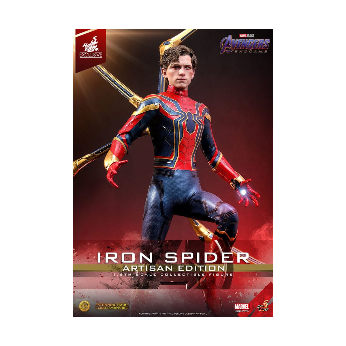 Hot Toys Marvel Avengers: Endgame - Iron Spider Artisan Edition MMS, escala 1/6