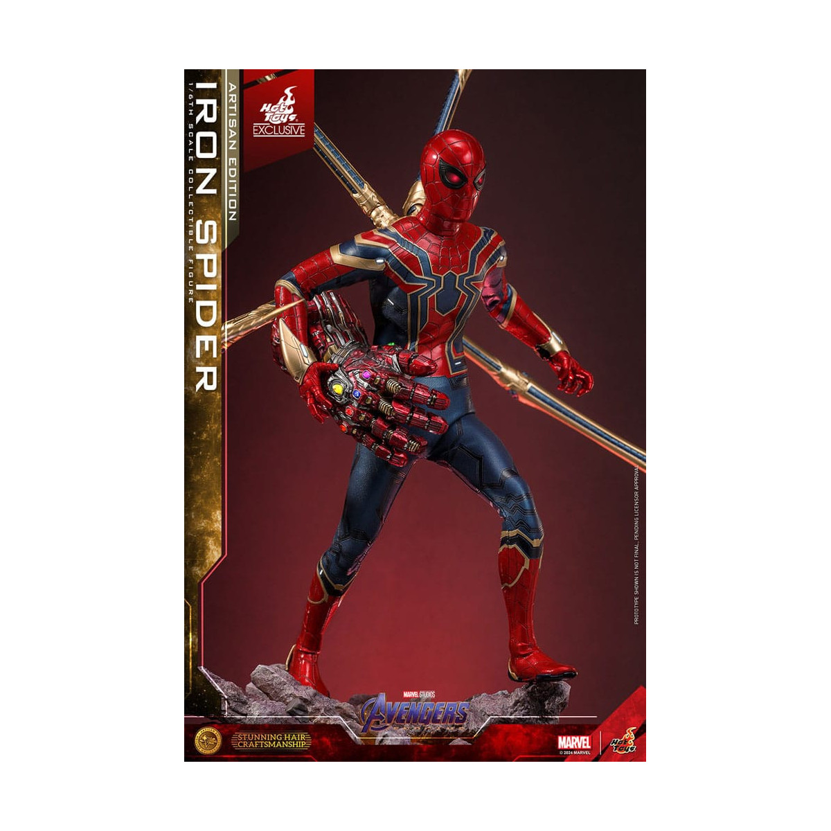 Hot Toys Marvel Avengers: Endgame - Iron Spider Artisan Edition MMS, escala 1/6