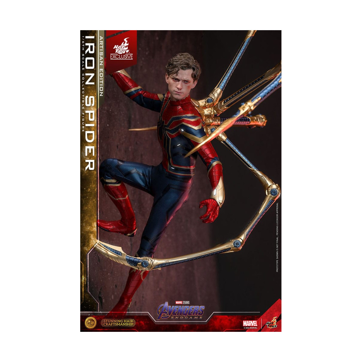 Hot Toys Marvel Avengers: Endgame - Iron Spider Artisan Edition MMS, escala 1/6