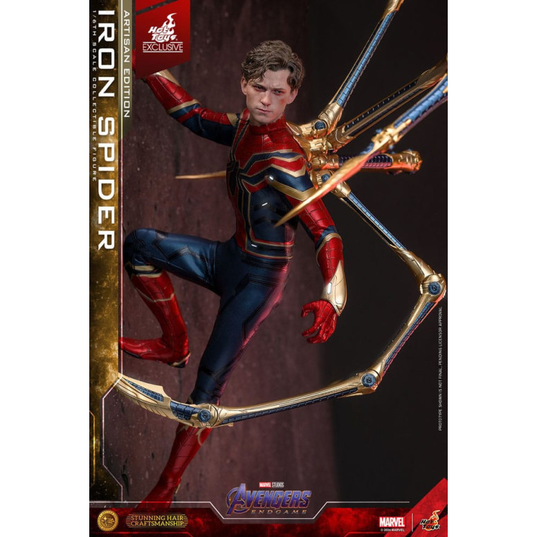 Hot Toys Marvel Avengers: Endgame - Iron Spider Artisan Edition MMS, escala 1/6
