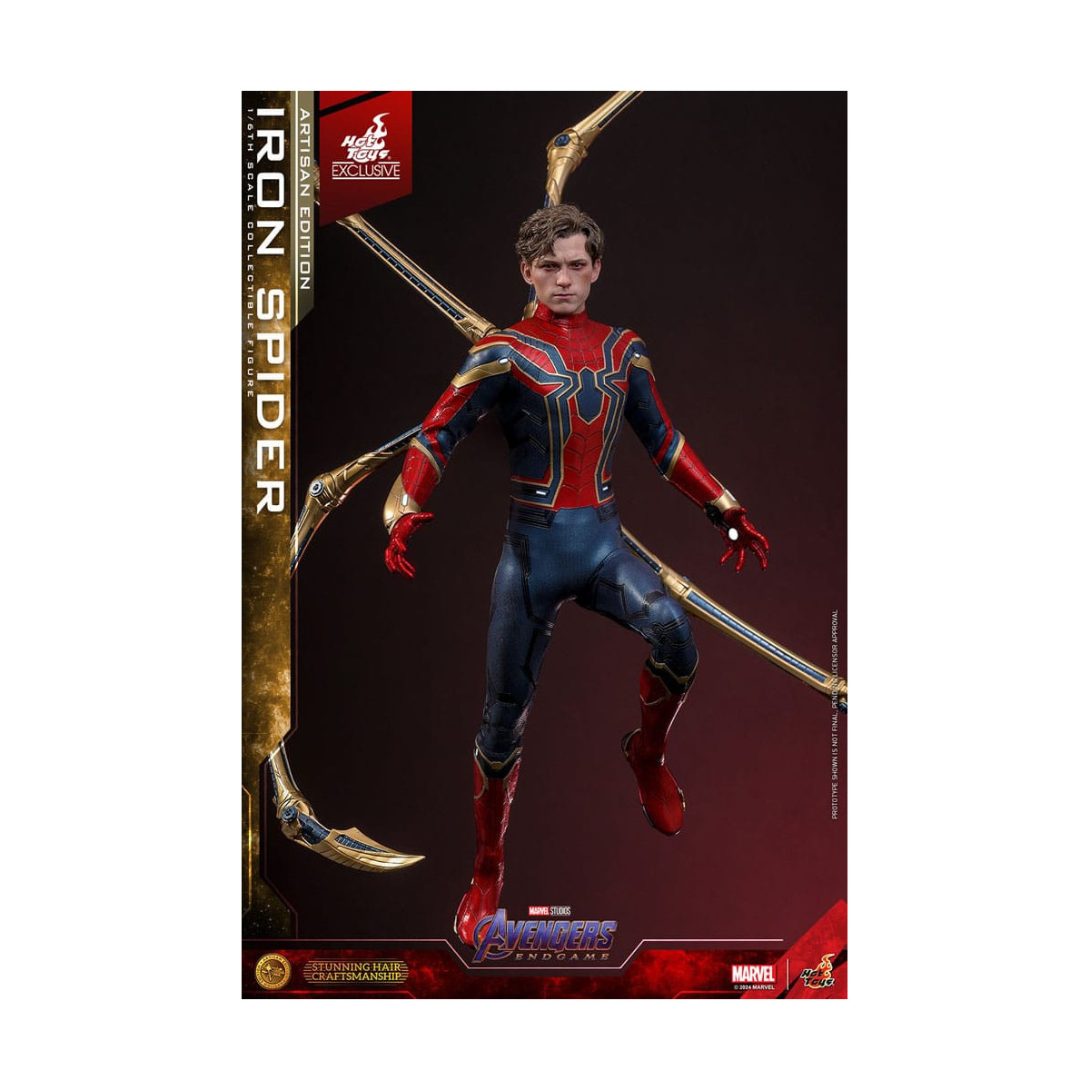 Hot Toys Marvel Avengers: Endgame - Iron Spider Artisan Edition MMS, escala 1/6