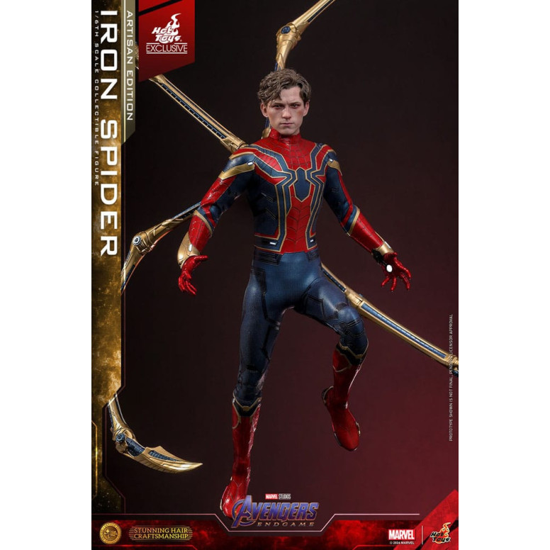 Hot Toys Marvel Avengers: Endgame - Iron Spider Artisan Edition MMS, escala 1/6