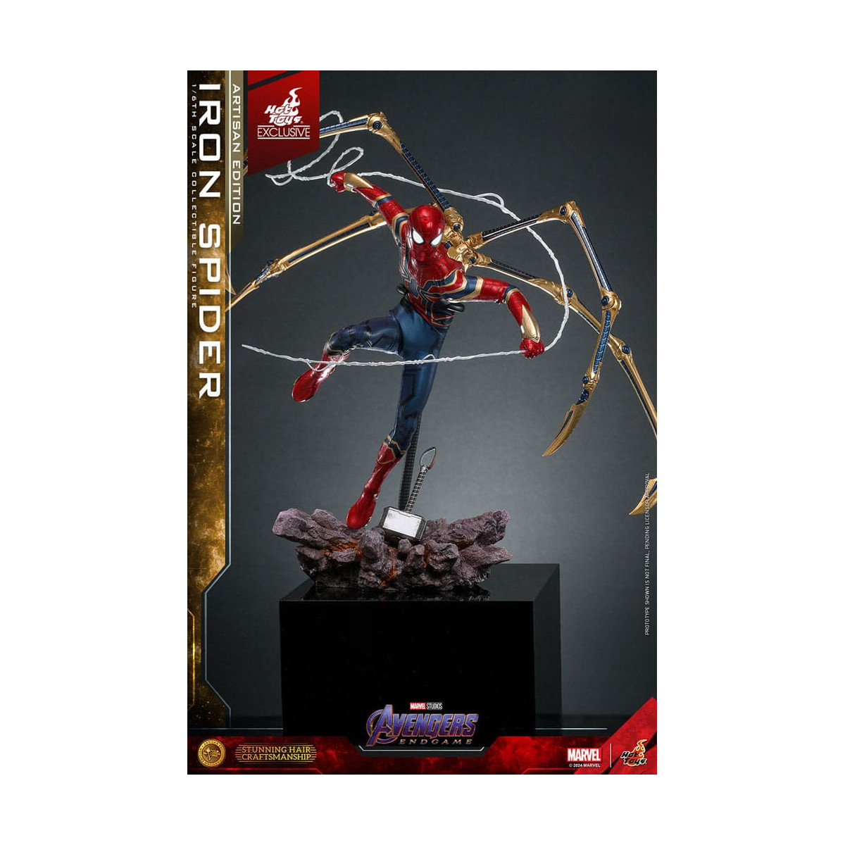 Hot Toys Marvel Avengers: Endgame - Iron Spider Artisan Edition MMS, escala 1/6