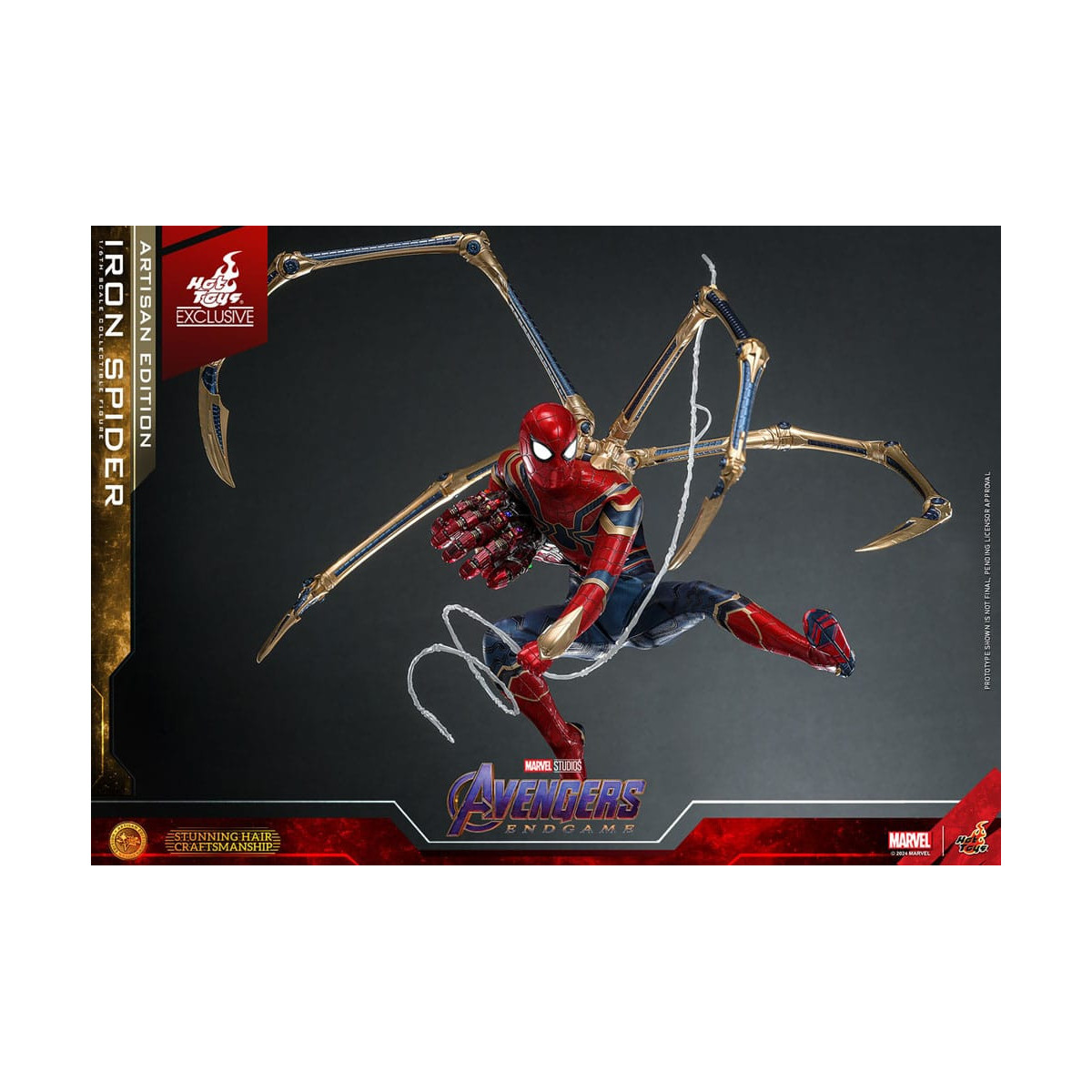 Hot Toys Marvel Avengers: Endgame - Iron Spider Artisan Edition MMS, escala 1/6