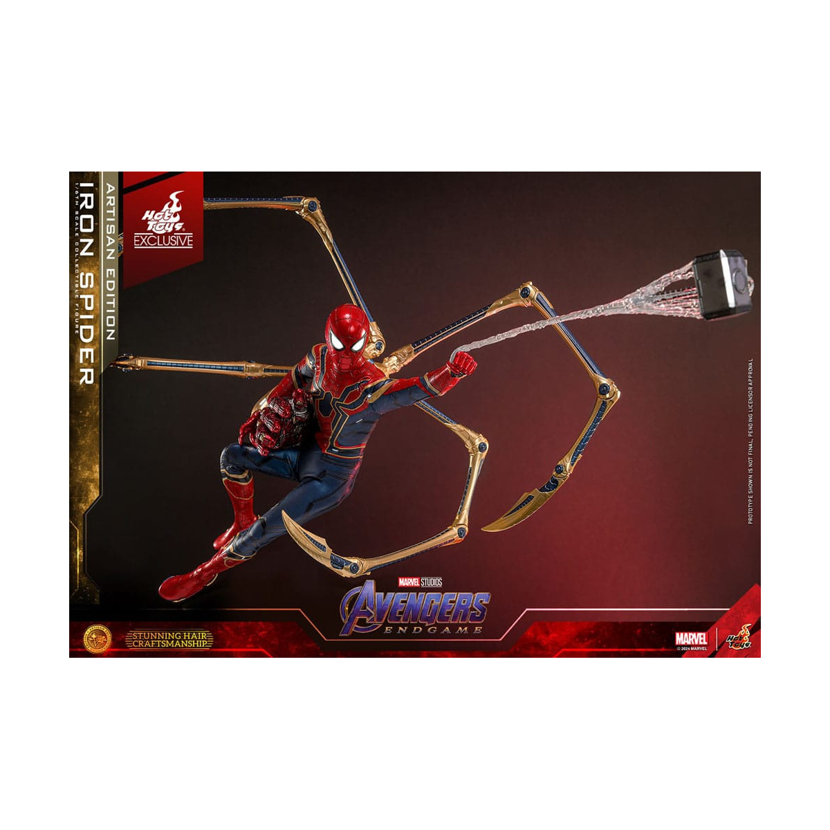 Hot Toys Marvel Avengers: Endgame - Iron Spider Artisan Edition MMS, escala 1/6