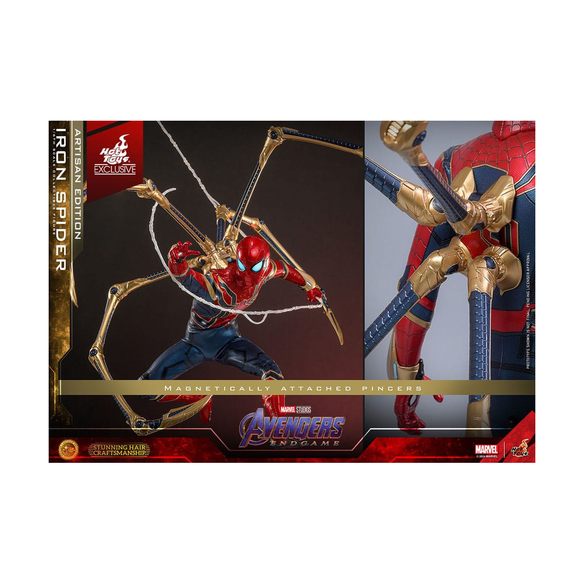 Hot Toys Marvel Avengers: Endgame - Iron Spider Artisan Edition MMS, escala 1/6