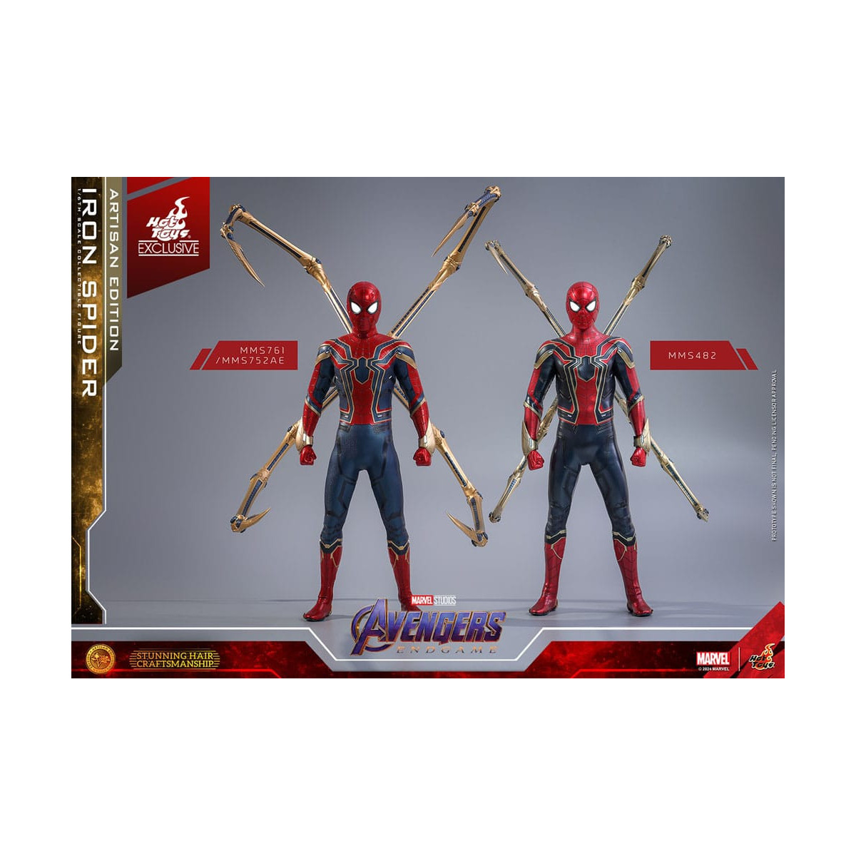 Hot Toys Marvel Avengers: Endgame - Iron Spider Artisan Edition MMS, escala 1/6