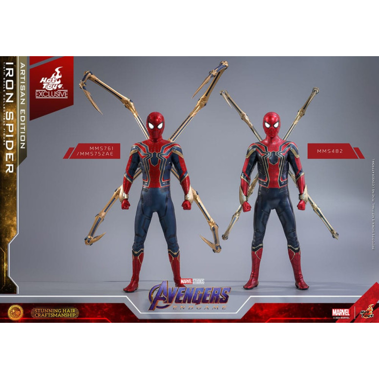 Hot Toys Marvel Avengers: Endgame - Iron Spider Artisan Edition MMS, escala 1/6