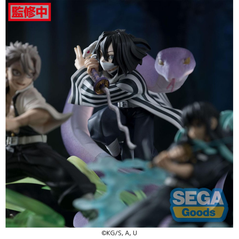 SEGA Goods - Xross Link Anime: Arco de entrenamiento de Hashira, Obanai Iguro - Guardianes de la Noche (Kimetsu no Yaiba): Kimet