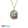 ABYstyle - Sailor Moon Collar con colgante «Gatos en la luna» - Luna y Artemisa