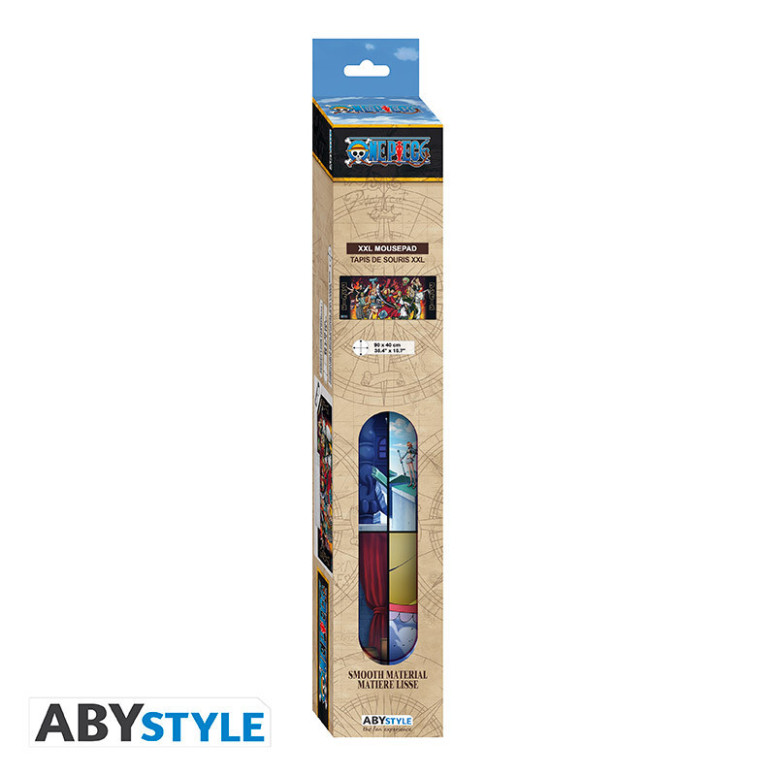 ABYstyle - One Piece Alfombrilla de ratón XXL «Recuerdos de la tripulación» (90 x 40 cm)