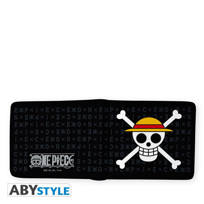 ABYstyle - One Piece Cartera «Skull Luffy» de vinilo