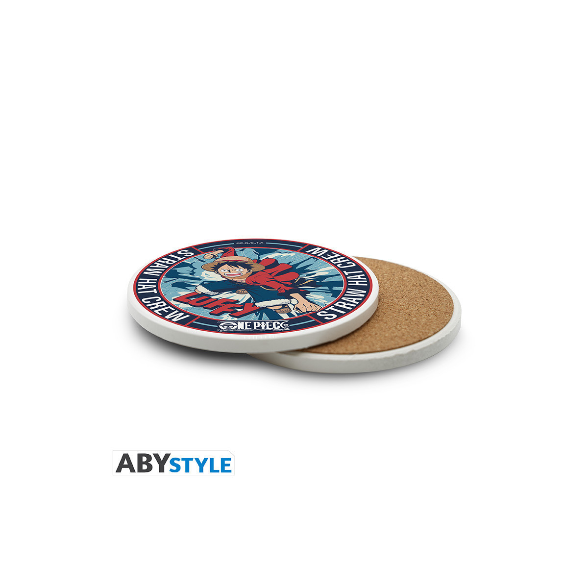 ABYstyle - One Piece Posavasos de cerámica de Luffy