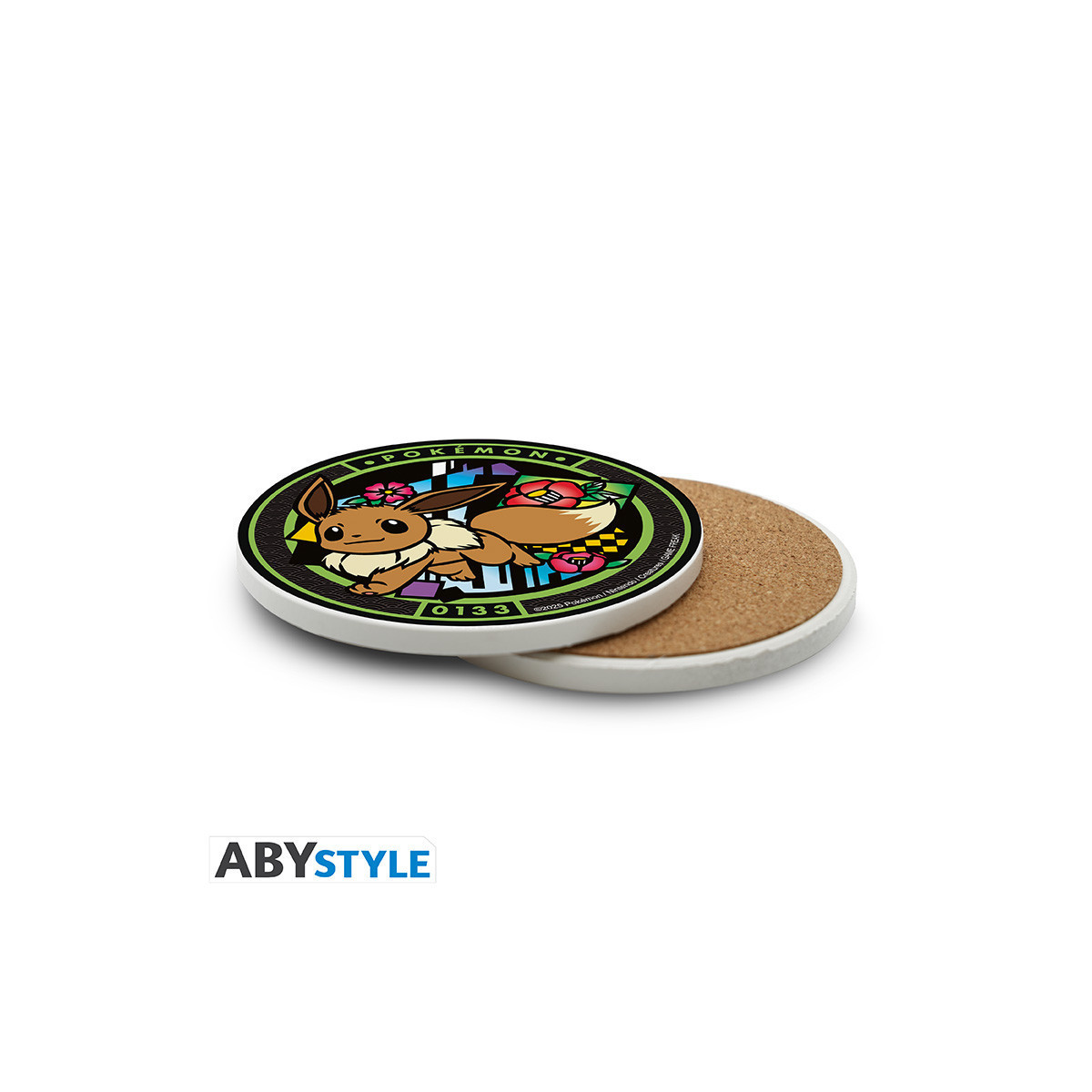 ABYstyle Pokémon - Pokémon Posavasos de cerámica Évoli