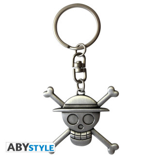 ABYstyle - One Piece Llavero 3D con la calavera de Luffy