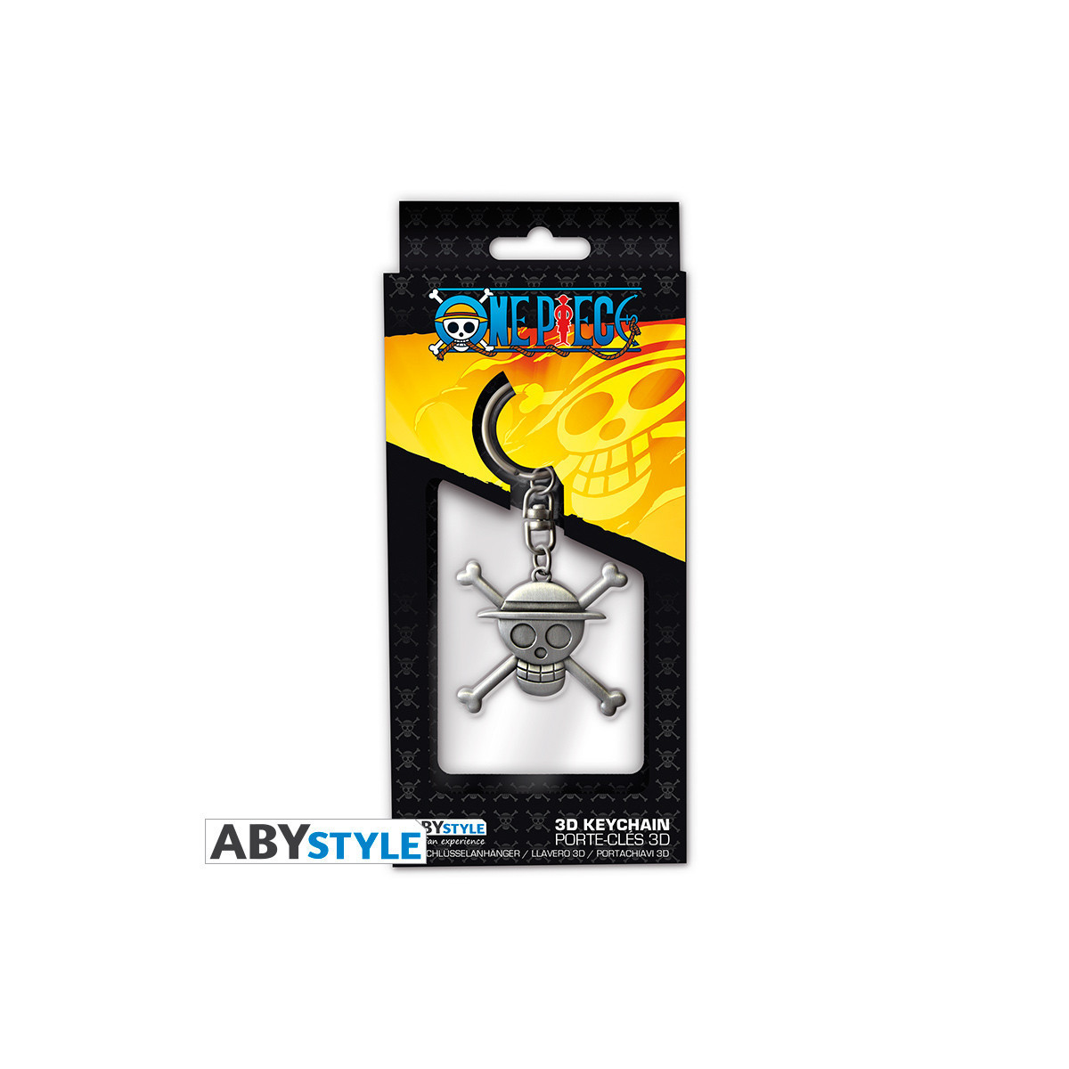 ABYstyle - One Piece Llavero 3D con la calavera de Luffy