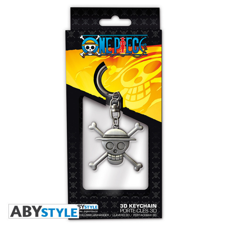 ABYstyle - One Piece Llavero 3D con la calavera de Luffy