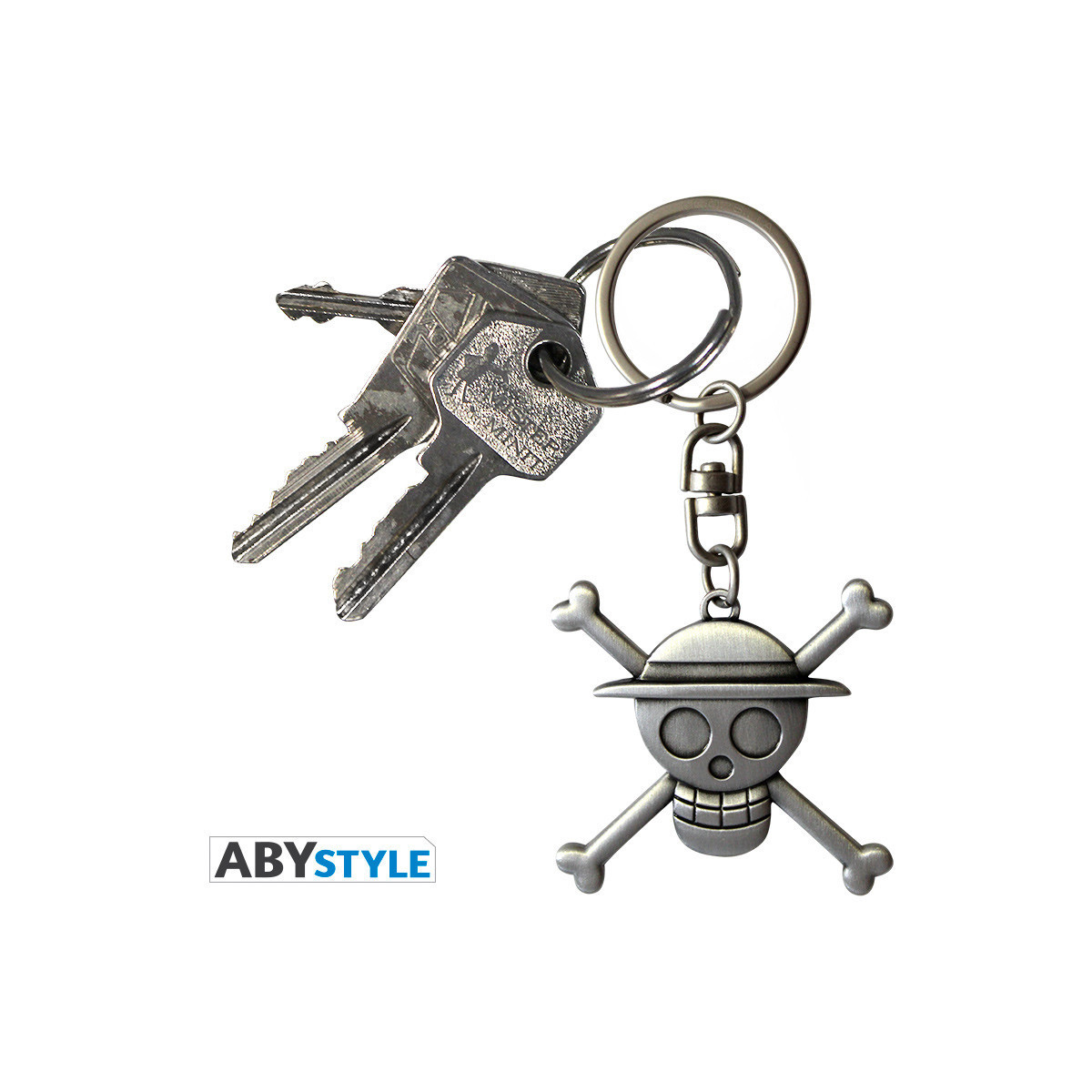 ABYstyle - One Piece Llavero 3D con la calavera de Luffy