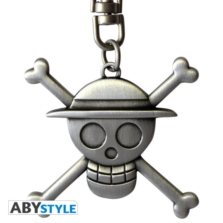 ABYstyle - One Piece Llavero 3D con la calavera de Luffy
