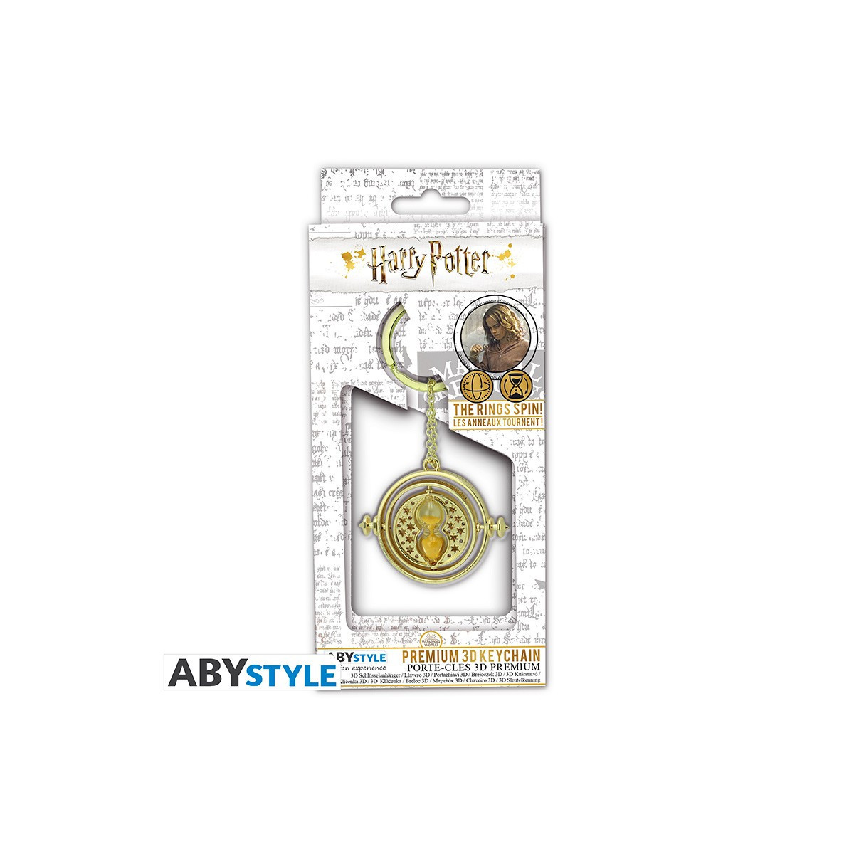 ABYstyle - HARRY POTTER Llavero 3D premium «Volteador del Tiempo»