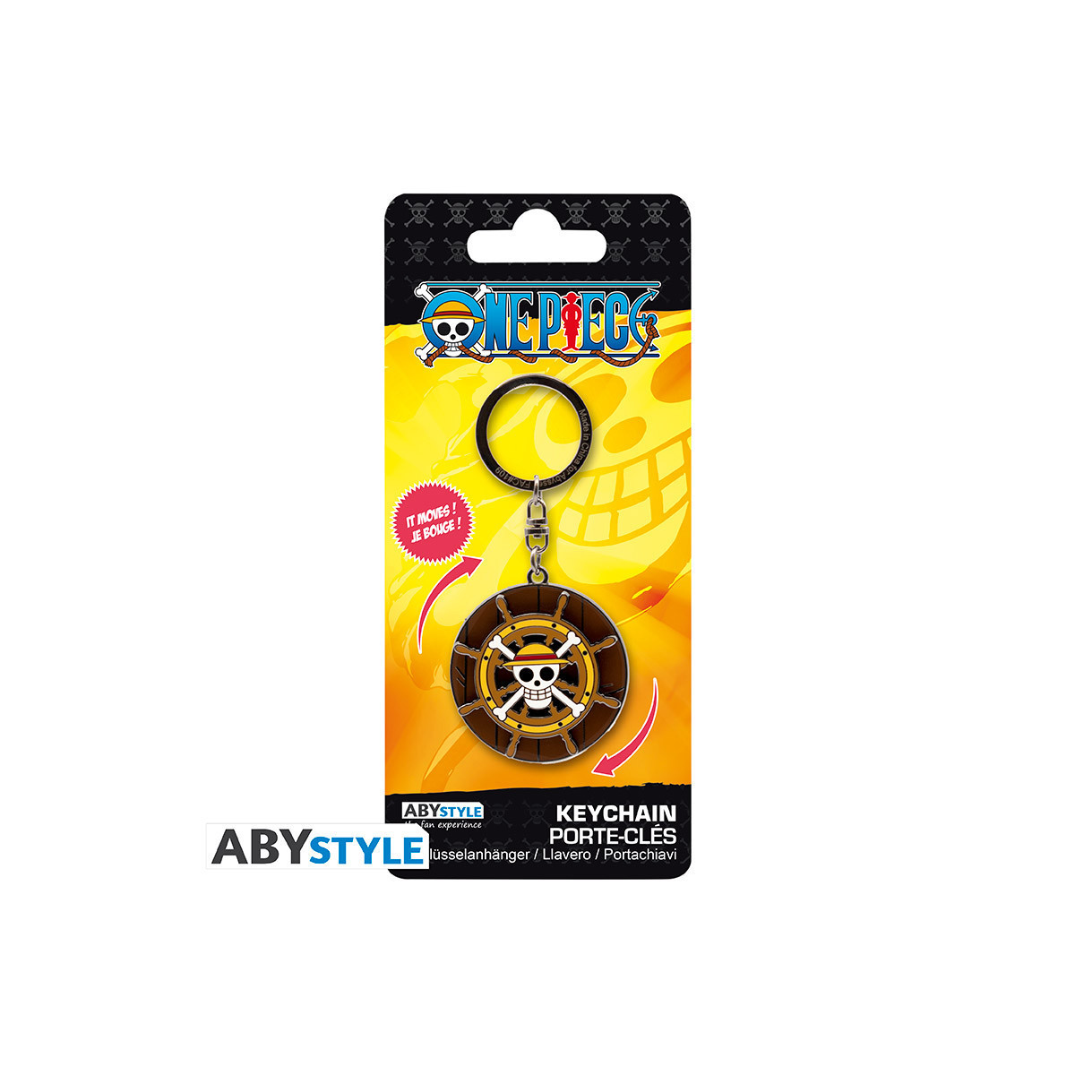 ABYstyle - One Piece Llavero mecánico «Barra del Thousand Sunny»