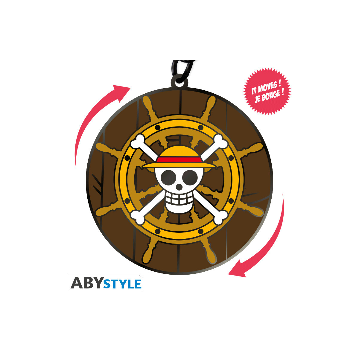 ABYstyle - One Piece Llavero mecánico «Barra del Thousand Sunny»