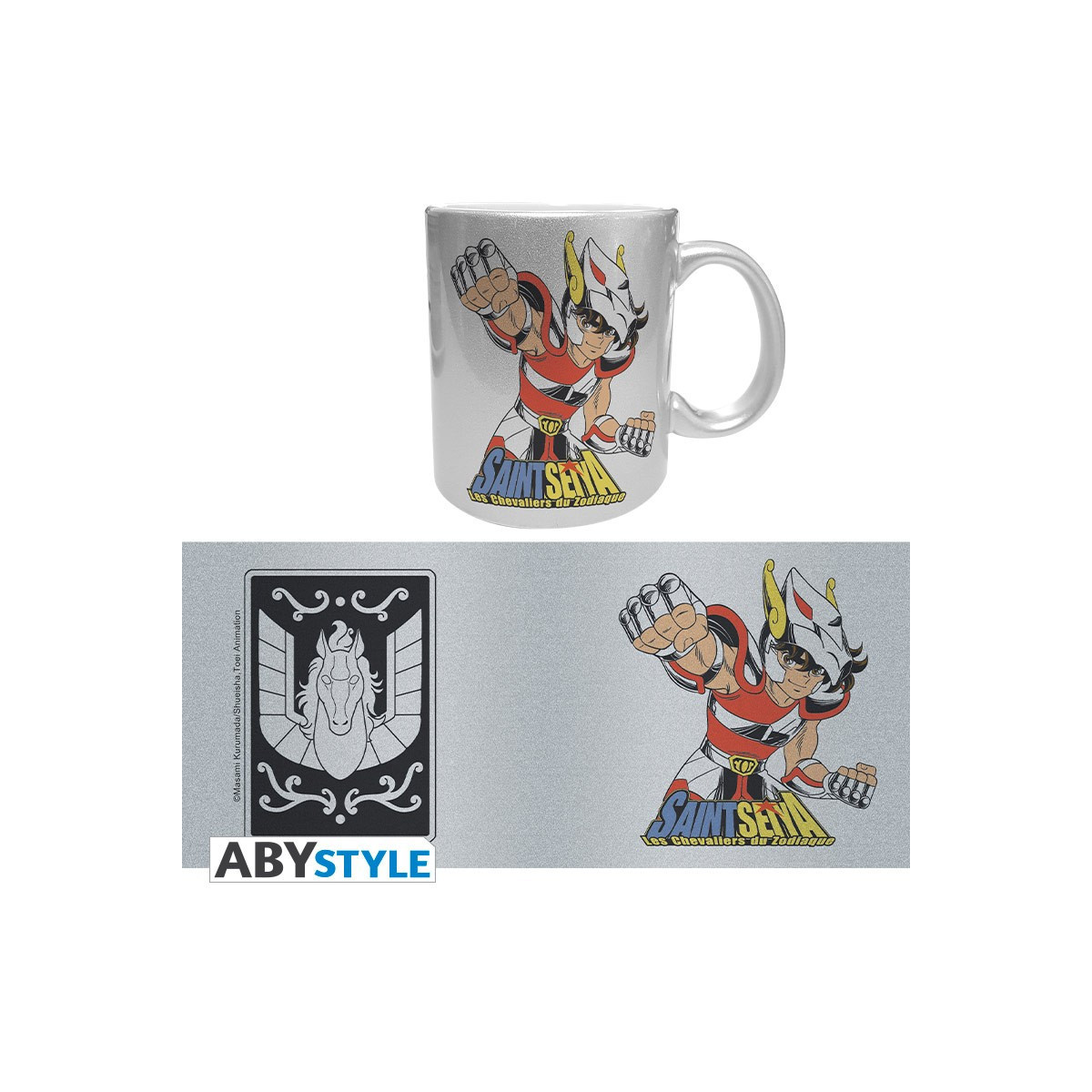 ABYstyle - Taza de SAINT SEIYA con efecto plateado de Pegaso
