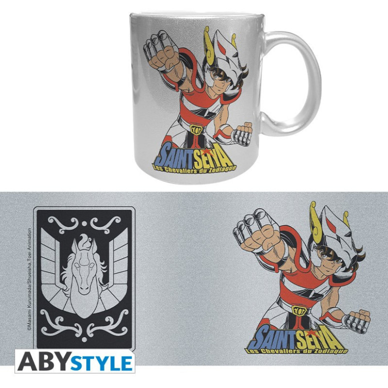 ABYstyle - Taza de SAINT SEIYA con efecto plateado de Pegaso