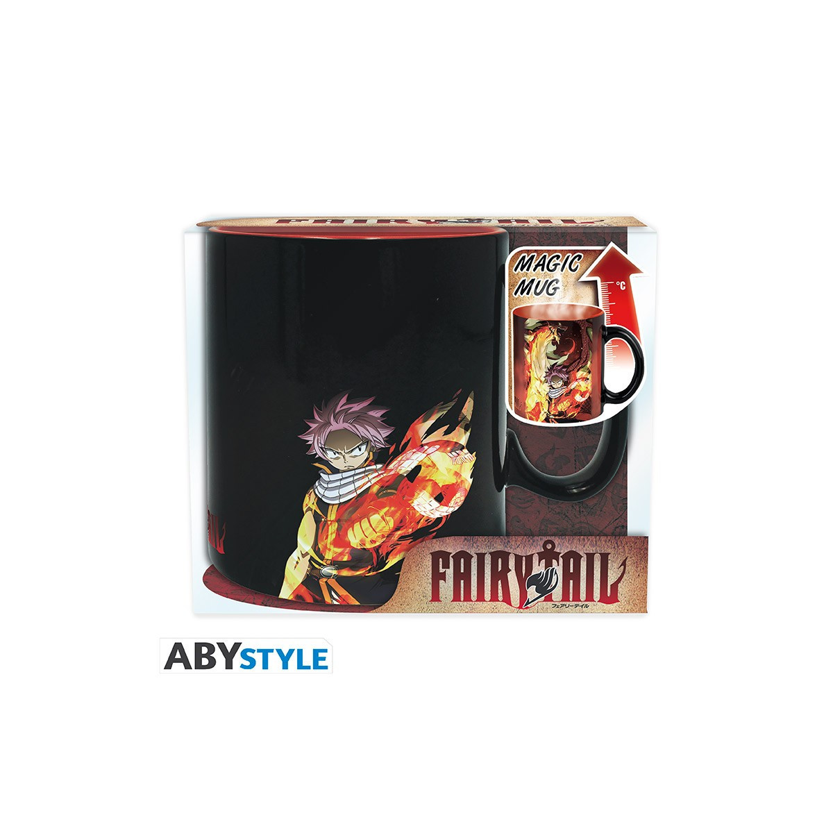 ABYstyle - Taza térmica « Fairy Tail » de Natsu y Lucy