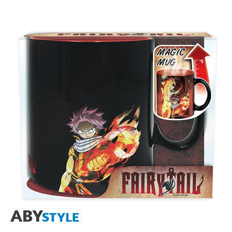 ABYstyle - Taza térmica « Fairy Tail » de Natsu y Lucy