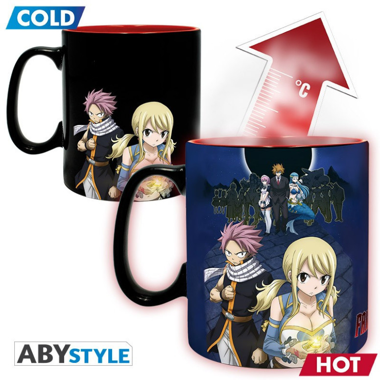 ABYstyle - Taza térmica « Fairy Tail » de Natsu y Lucy