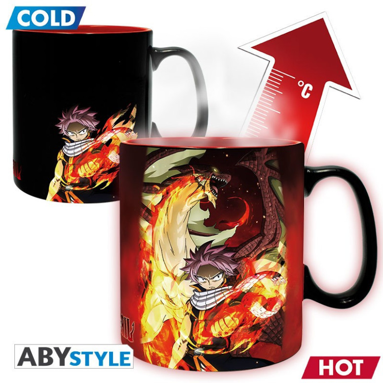 ABYstyle - Taza térmica « Fairy Tail » de Natsu y Lucy