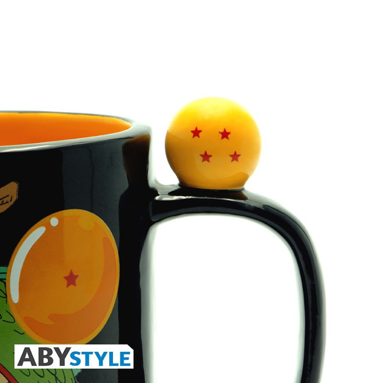 Dragon Ball Taza SUPER 3D con asa de Shenron y bolas de cristal