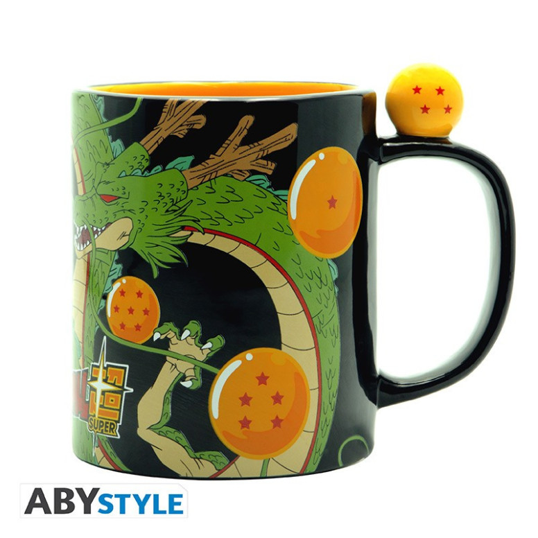 Dragon Ball Taza SUPER 3D con asa de Shenron y bolas de cristal