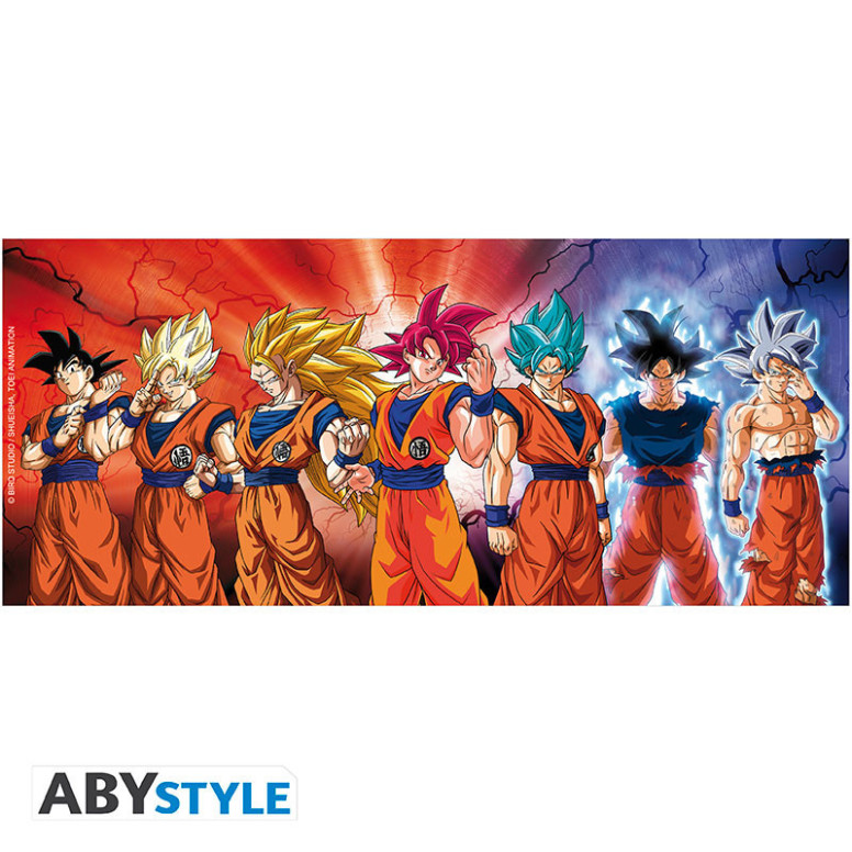 ABYstyle - Dragon Ball SUPER Taza «Transformaciones de Goku»