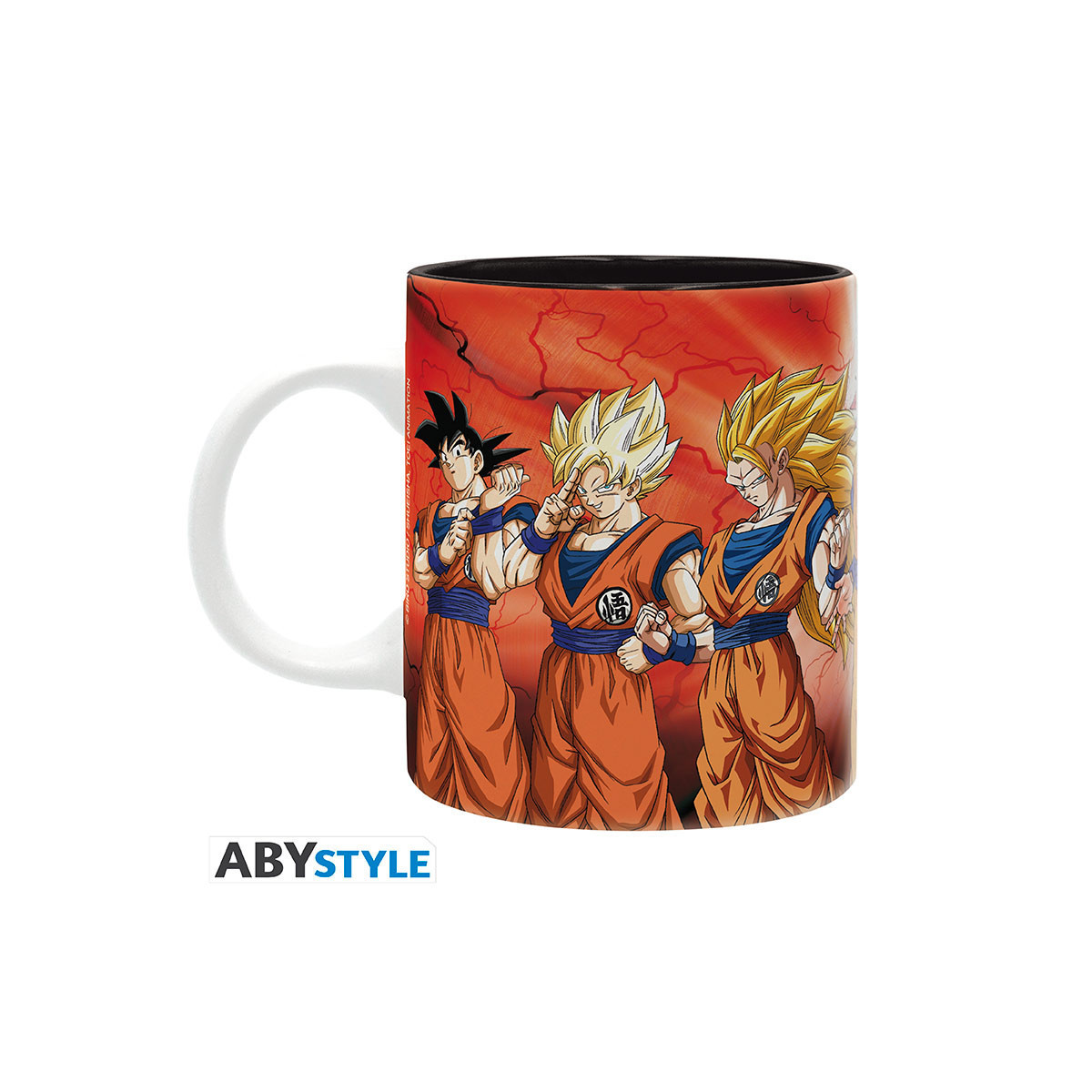 ABYstyle - Dragon Ball SUPER Taza «Transformaciones de Goku»