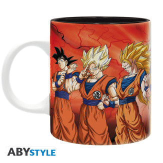 ABYstyle - Dragon Ball SUPER Taza «Transformaciones de Goku»
