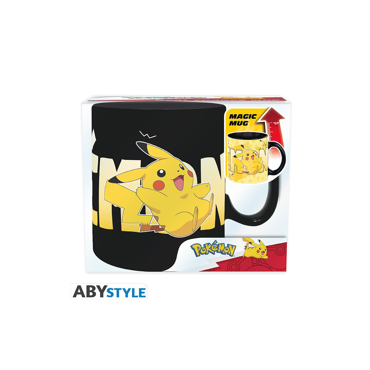ABYstyle - Pokémon Taza termorreactiva de Pikachu
