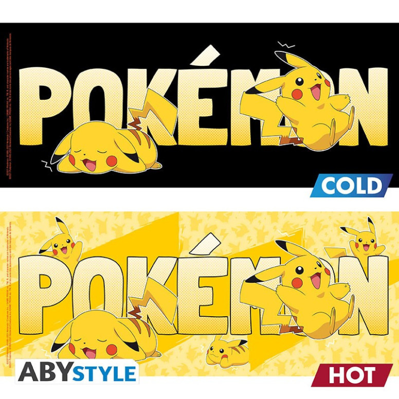 ABYstyle - Pokémon Taza termorreactiva de Pikachu