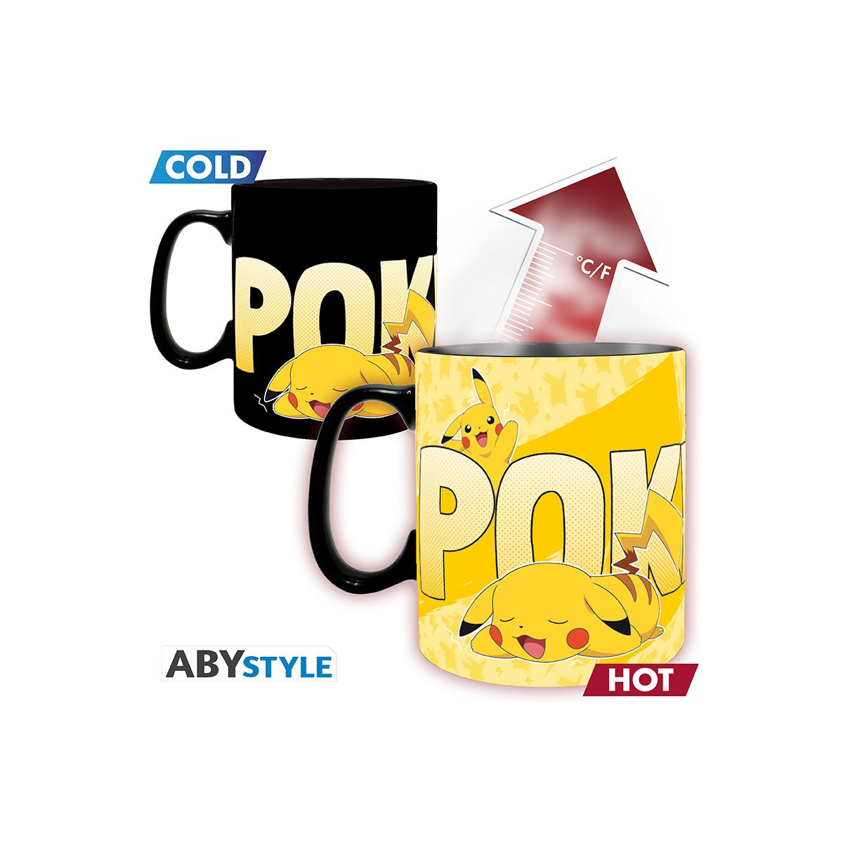 ABYstyle - Pokémon Taza termorreactiva de Pikachu