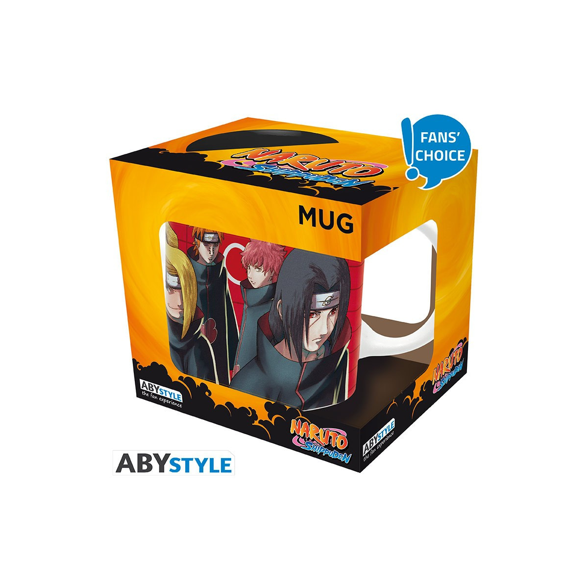 ABYstyle - Taza de « Naruto: Shippuden» con el diseño elegido por los fans de Akatsuki