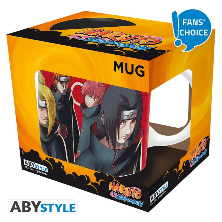 ABYstyle - Taza de « Naruto: Shippuden» con el diseño elegido por los fans de Akatsuki
