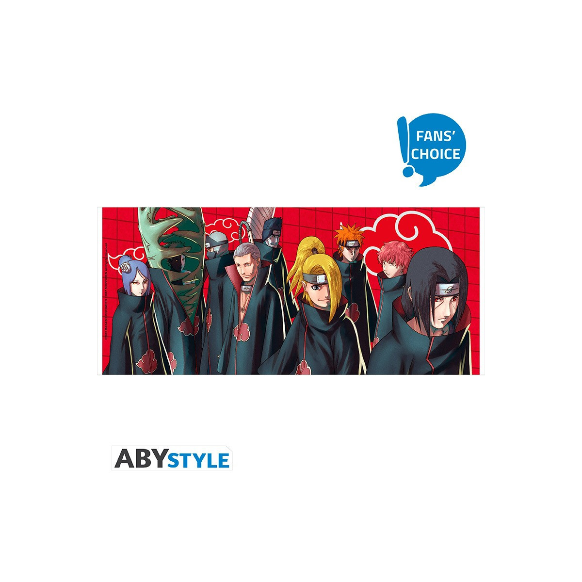ABYstyle - Taza de « Naruto: Shippuden» con el diseño elegido por los fans de Akatsuki