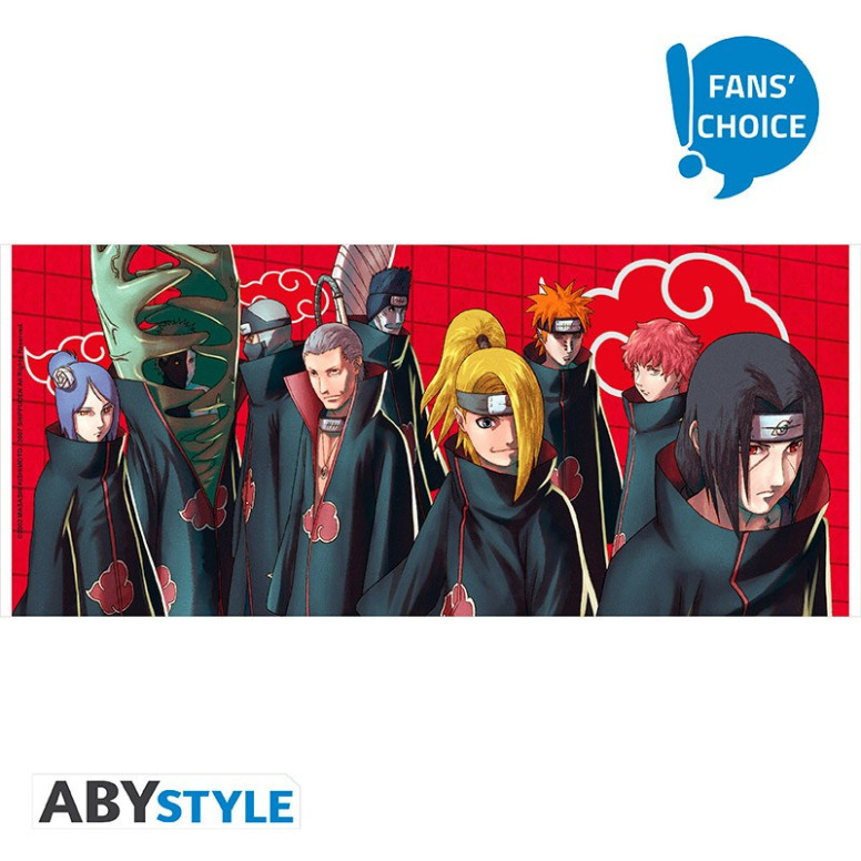 ABYstyle - Taza de « Naruto: Shippuden» con el diseño elegido por los fans de Akatsuki